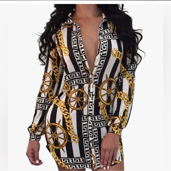 BUTTON-DOWN SHIRT OR SHIRT DRESS-3X - Picture 4 of 4